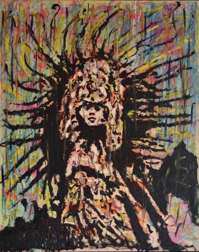 Original acryl ölbild - acryl, •
