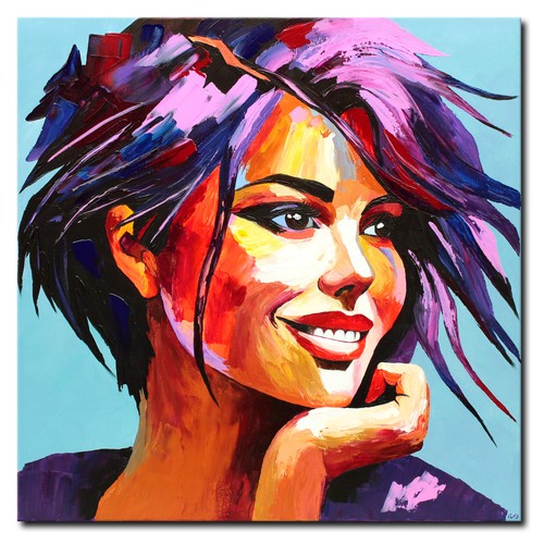 Acryl bild gemälde - bild, modern