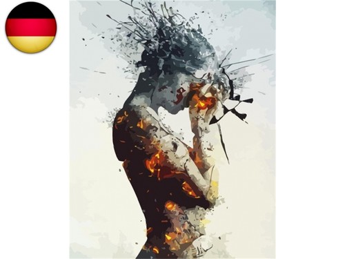 Malen nach zahlen - malen, abstraktes