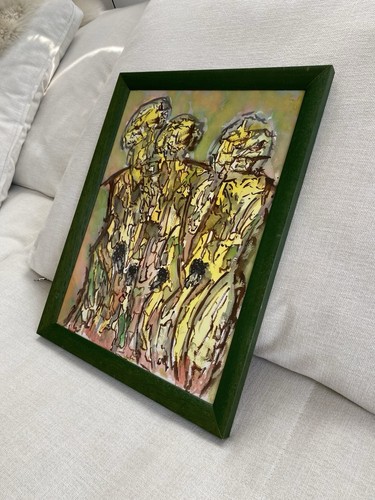 Original aquarell kunstbild - original,