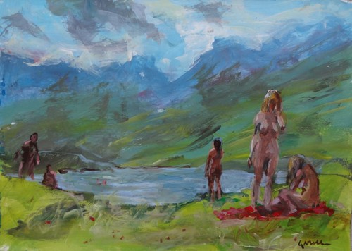 Gerry miller originalkunstwerk - gerry, miller-originalkunstwerk
