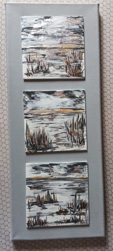 Acryl bild landschaft - bild, natur