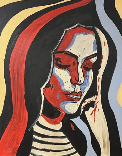 Original ölgemälde frau - Ölgemälde,