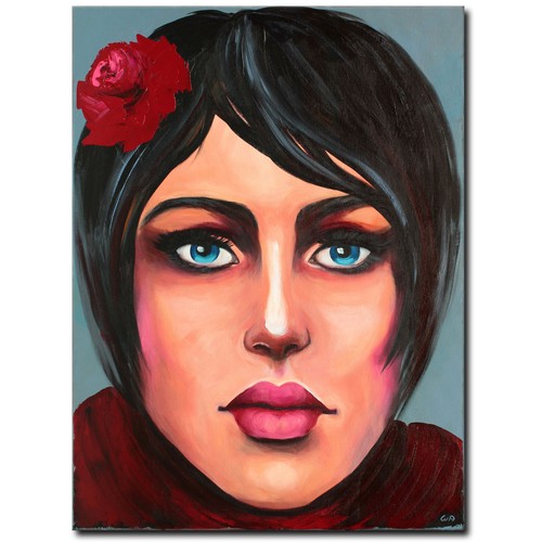 Acryl bild gemälde modern - gemälde,