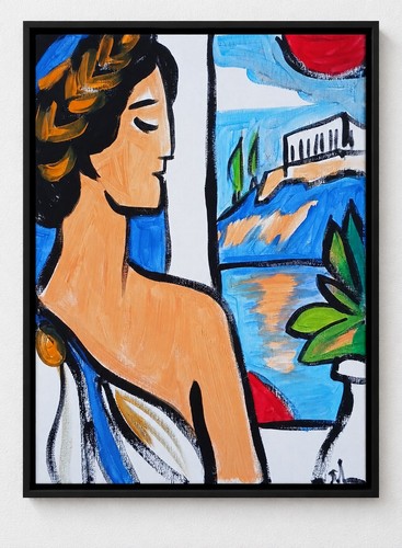 Original acryl 30x40 moderne - original,