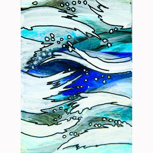 Original painting aceo - original,
