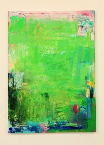 Abstraktes gemälde acryl - abstraktes,