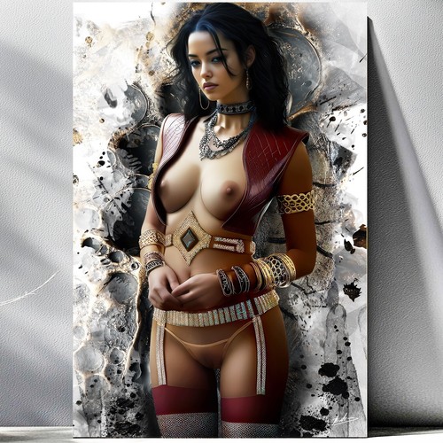 Leinwand bild erotik frau - bild,