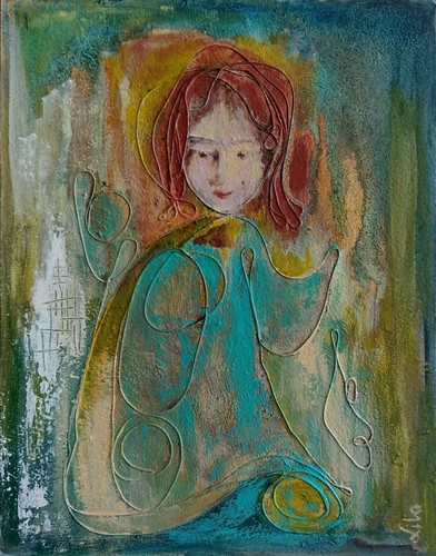 Original acryl gemälde auf - gemälde,
