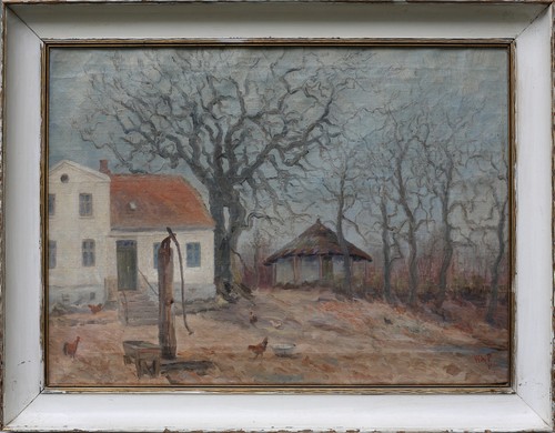 Original gemälde vilh p - gemälde,