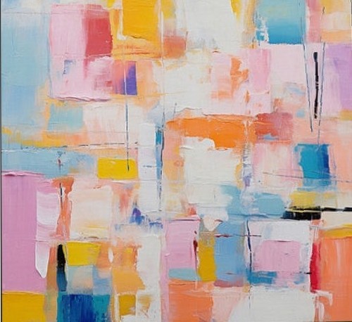 Abstrakte original handgemalt - original,