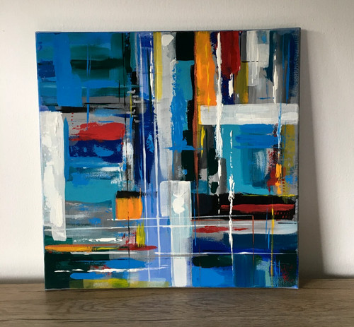 Abstrakt gemälde acryl - abstrakt,