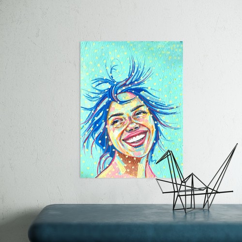 Original acryl bild gemälde - acryl,