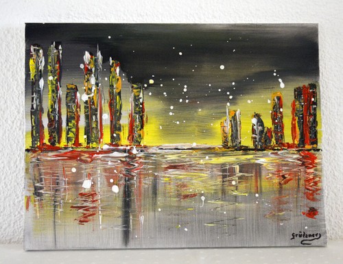 Abstrakte malerei kunst acryl - abstrakte,