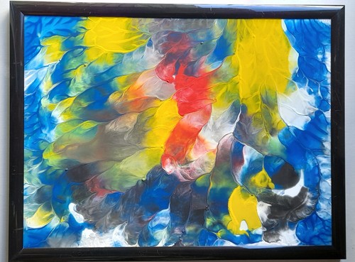 Moderne abstrakte kunst 30 - -,