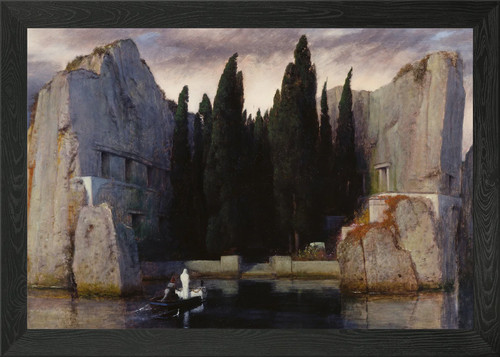 Die toteninsel iii gerahmtes - die,