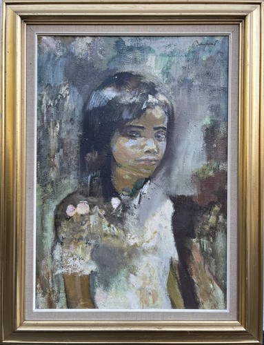 Impressionist porträt eines - porträt,