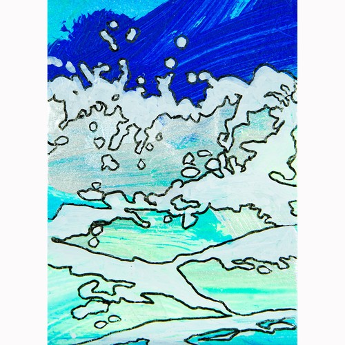 Original painting aceo - original,