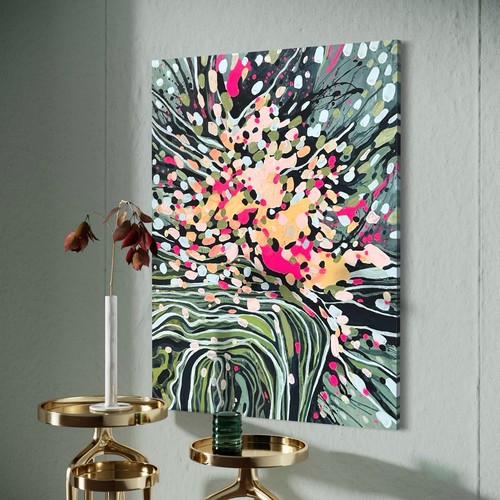 Gemälde abstrakt acryl bild - gemälde,