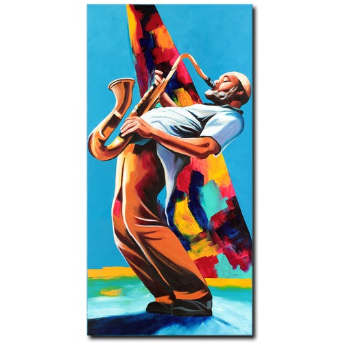 Acryl bild gemälde modern - acryl,