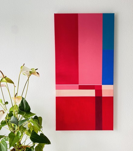 Acryl auf leinwand 50x100cm - acryl,