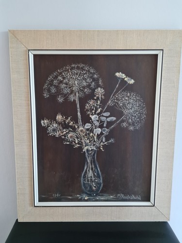 Modernes blumenstillleben - modernes,